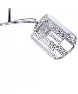 Lustra Raluca, 3*E27, Crom, Metal si Cristal