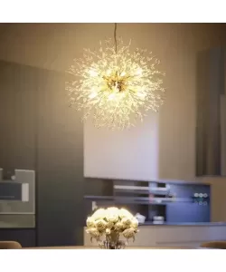 Candelabru Cristal Randy 16x G9 Diametru 60cm Auriu