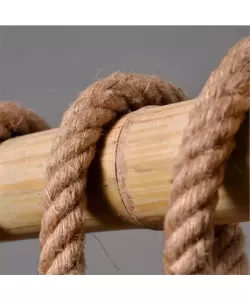 Lustra Retro, 6*E27, Maro, Bambus si Franghie