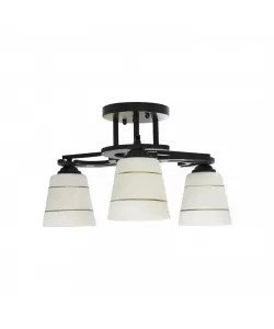 Lustra Rustic 3*E27, Alb-Maro