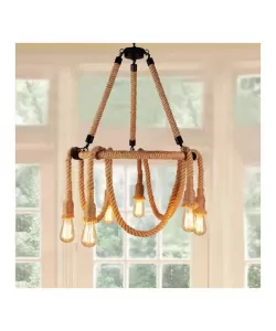 Lustra Snuri, 6x E27, Franghie, Maro