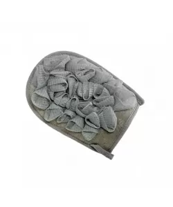 Manusa Exfolianta, 20*15,5 cm, Bumbac, Crem/Verde - Crem