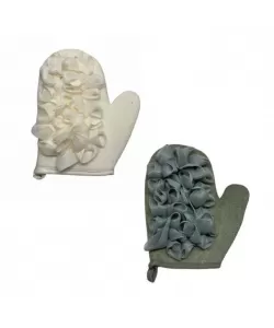 Manusa Exfolianta, 21*17 cm, Bumbac, Alb