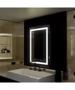 Oglinda LED Touch Sistem Dezaburire 75x90 cm Colectia Marcello Funghi W09L Oglinda LED Touch Sistem Dezaburire 75x90 cm Colectia Marcello Funghi W09L