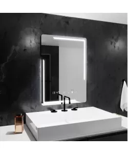 Oglinda LED Senzor Elliott Sistem Dezaburire Ceas Temperatura 60x80 cm Colectia Marcello Funghi Oglinda LED Senzor Elliott Sistem Dezaburire Ceas Temperatura 60x80 cm Colectia Marcello Funghi