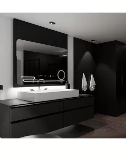 Oglinda LED Senzor Filia Sistem Dezaburire Lupa Cosmetica Ceas 100x60 cm Colectia Marcello Funghi Oglinda LED Senzor Filia Sistem Dezaburire Lupa Cosmetica Ceas 100x60 cm Colectia Marcello Funghi