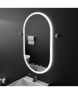 Oglinda LED Senzor Lucia Sistem Dezaburire Ceas Temperatura 50x80 cm Colectia Marcello Funghi Oglinda LED Senzor Lucia Sistem Dezaburire Ceas Temperatura 50x80 cm Colectia Marcello Funghi