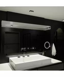 Oglinda LED Senzor Revia Sistem Dezaburire Ceas Temperatura Lupa Cosmetica 100x60 cm Colectia Marcello Funghi Oglinda LED Senzor Revia Sistem Dezaburire Ceas Temperatura Lupa Cosmetica 100x60 cm Colectia Marcello Funghi