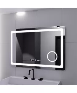Oglinda LED Senzor Stelis Sistem Dezaburire Lupa Cosmetica 90x60 cm Colectia Marcello Funghi Oglinda LED Senzor Stelis Sistem Dezaburire Lupa Cosmetica 90x60 cm Colectia Marcello Funghi
