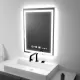 Oglinda LED Senzor Venero, cu functie Dezaburire si Ceas 45x60cm, colectia Marcello Funghi Oglinda LED Senzor Venero, cu functie Dezaburire si Ceas 45x60cm, colectia Marcello Funghi