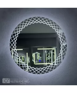 Oglinda LED Touch Fantazia 60x60 cm Colectia Korman Technik