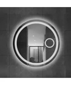 Oglinda LED Touch Luxor, 60x60 cm, functie Dezaburire, Korman Technik Oglinda LED Touch Luxor, 60x60 cm, functie Dezaburire, Korman Technik