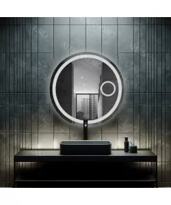 Oglinda LED Touch Luxor, 60x60 cm, functie Dezaburire, Korman Technik Oglinda LED Touch Luxor, 60x60 cm, functie Dezaburire, Korman Technik