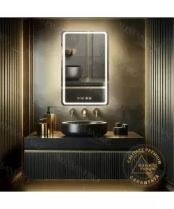 Oglinda LED Touch Wizz Sistem Dezaburire Ceas 60x80 cm Colectia Marcello Funghi Oglinda LED Touch Wizz Sistem Dezaburire Ceas 60x80 cm Colectia Marcello Funghi