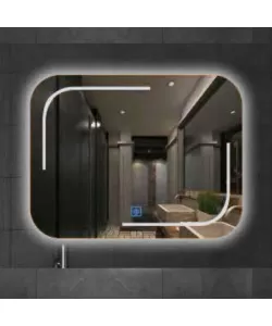 Oglinda LED Touch Retrica, functie Dezaburire, 80x60 cm, Korman Technik