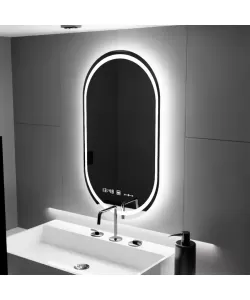 Oglinda LED Touch Aurora, cu functie Dezaburire 50x80 cm, colectia Marcello Funghi Oglinda LED Touch Aurora, cu functie Dezaburire 50x80 cm, colectia Marcello Funghi