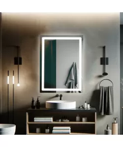 Oglinda LED Touch Dante, functie Dezaburire, 60x80cm, Korman Technik