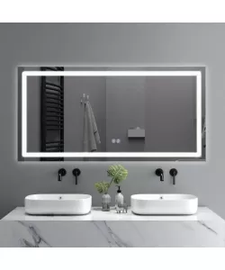 Oglinda LED Touch cu Functie Dezaburire, 110x65cm