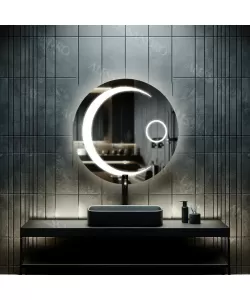 Oglinda LED Touch Iluma, 60x60 cm Functie Dezaburire Colectia Korman