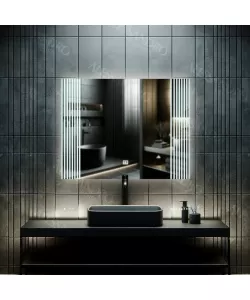 Oglinda LED Touch Infinitum 80x60 cm Colectia Korman Technik