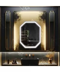 Oglinda LED Senzor Ralya Sistem Dezaburire Ceas Temperatura 60x80 cm Colectia Marcello Funghi Oglinda LED Senzor Ralya Sistem Dezaburire Ceas Temperatura 60x80 cm Colectia Marcello Funghi