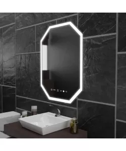 Oglinda LED Senzor Ralya Sistem Dezaburire Ceas Temperatura 60x80 cm Colectia Marcello Funghi Oglinda LED Senzor Ralya Sistem Dezaburire Ceas Temperatura 60x80 cm Colectia Marcello Funghi