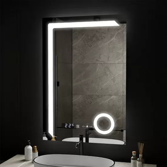 Oglinda LED Senzor Riflesso Sistem Dezaburire Lupa Cosmetica 60x80 cm Colectia Marcello Funghi Oglinda LED Senzor Riflesso Sistem Dezaburire Lupa Cosmetica 60x80 cm Colectia Marcello Funghi