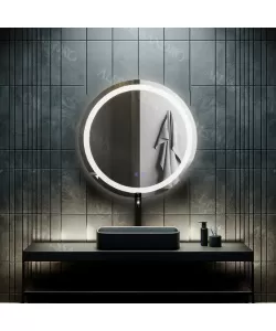 Oglinda LED Touch Echo, 70x70 cm, functie Dezaburire, colectia Korman Oglinda LED Touch Echo, 70x70 cm, functie Dezaburire, colectia Korman