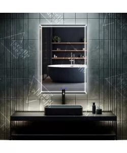 Oglinda LED Touch Villay Sistem Dezaburire 60x80 cm Colectia Marcello Funghi Oglinda LED Touch Villay Sistem Dezaburire 60x80 cm Colectia Marcello Funghi