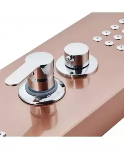 Panou de Dus, Inox SUS304, Rose Gold, LYP/005