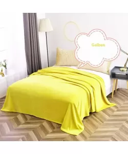 Patura Cocolino, Pat Dublu, 200*230 cm, Galben Patura Cocolino, Pat Dublu, 200*230 cm, Galben