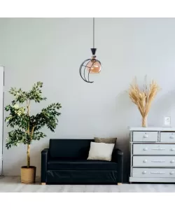 Pendul Avram, 1*E27, Negru, Metal, 4707/1 Pendul Avram, 1*E27, Negru, Metal, 4707/1