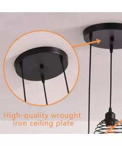 Pendul Bode 3x E27 Negru Pendul Bode 3x E27 Negru