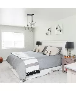 Pendul Carmen, 3*E27, Negru, Metal, 3301/3