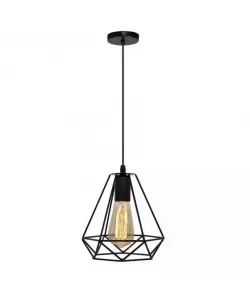 Pendul Diamant 1* E27, Negru Mat Pendul Diamant 1* E27, Negru Mat