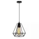 Pendul Diamant 1* E27, Negru Mat Pendul Diamant 1* E27, Negru Mat