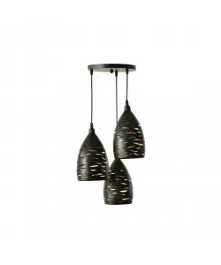 Pendul Elsa, 3*E27, Metal, Maro, 7736/3