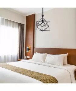 Pendul Hexa, 1*E27, Negru, Metal, 2799/1