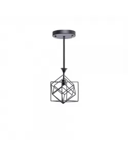 Pendul Hexa, 1*E27, Negru, Metal, 2799/1