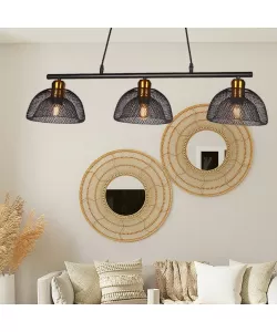 Pendul Jude 3x E27 Negru