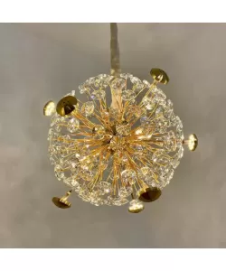 Pendul LED Cristal Arthur 99W Auriu Pendul LED Cristal Arthur 99W Auriu