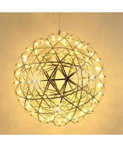 Pendul LED Samet 18W Argintiu