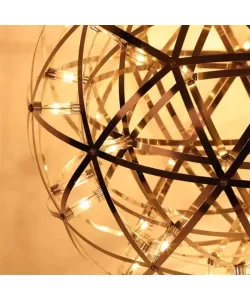 Pendul LED Samet 18W Argintiu