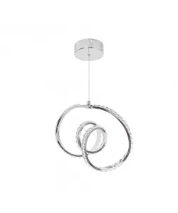 Pendul LED Zavier, 36W, Cristal, Metal