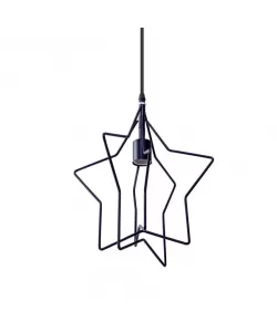 Pendul Mali, 1*E27, Negru, Metal