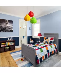 Pendul Mircea, 3*E27, Multicolor, Metal, 6020/3