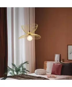 Pendul Yilmaz 1x E27, Metal, Auriu