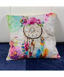 Pernita Decorativa cu Motive Florale, Multicolora Pernita Decorativa cu Motive Florale, Multicolora