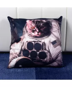 Pernita Decorativa Pisicuta Astronaut, Multicolora Pernita Decorativa Pisicuta Astronaut, Multicolora