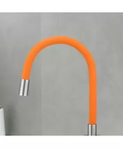 Pipa Flexibila, Silicon si Alama Sanitara, Portocaliu, KT/P3